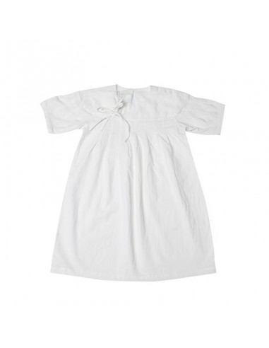 organic cotton white dress